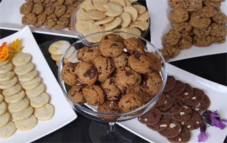 decorative display of cookies