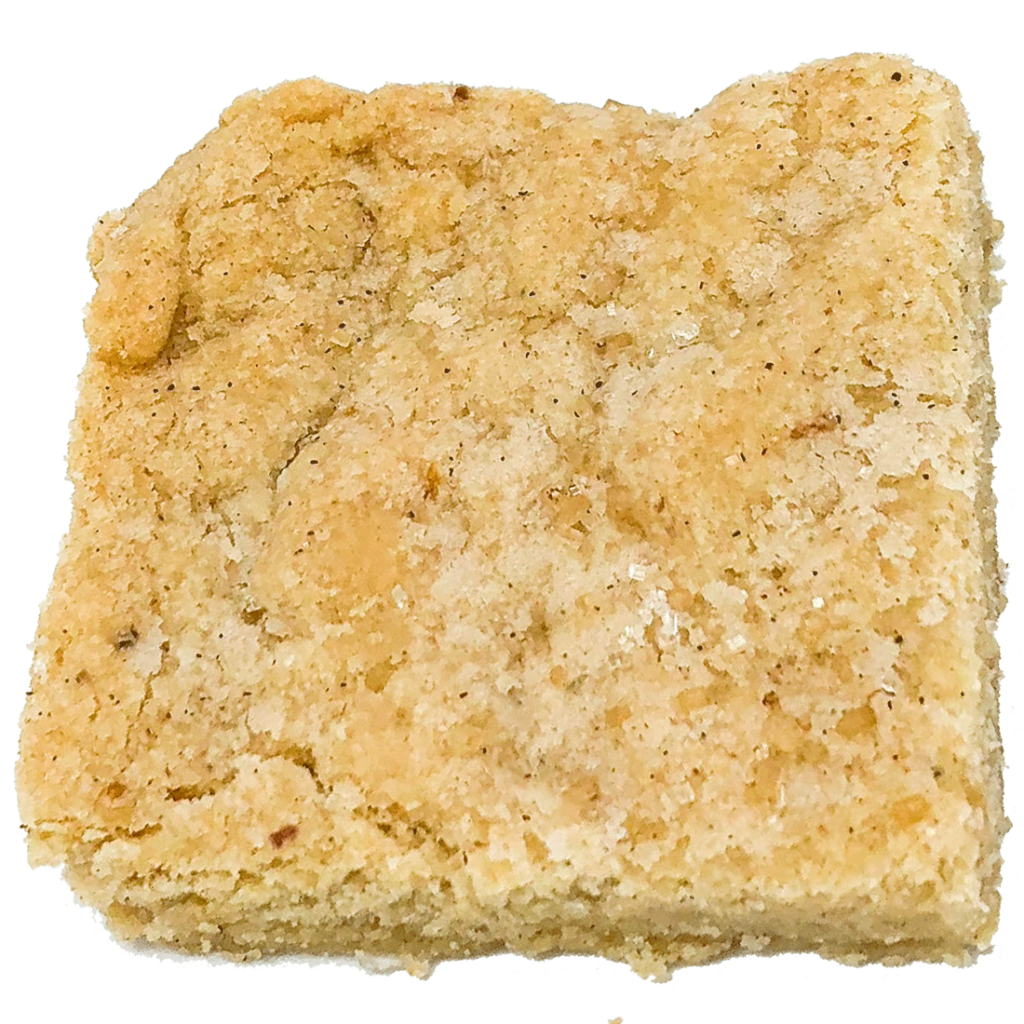 chai shortbread square cookie