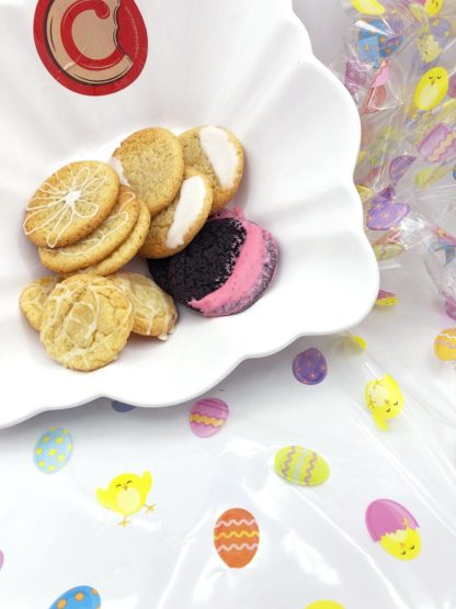 cookies included in COOKIE...take a bite! easter cookie tin
