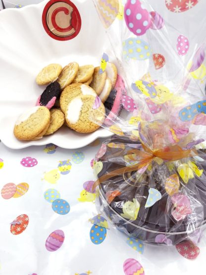 cookies included in COOKIE...take a bite! easter cookie tin