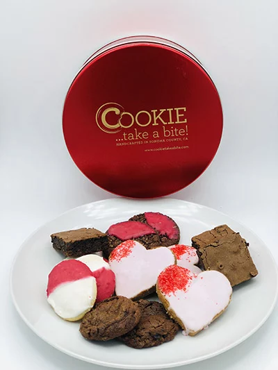 Valentine's Day Premium Cookie Tin
