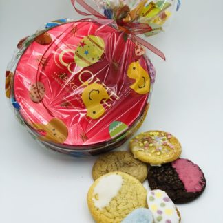 cookies included in COOKIE...take a bite! easter cookie tin