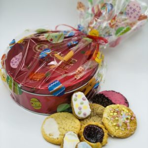 cookies included in COOKIE...take a bite! easter cookie tin