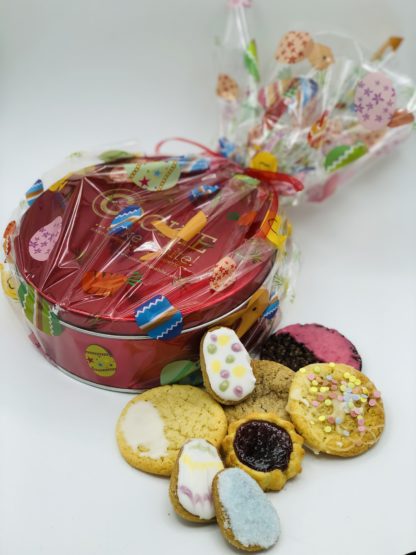 cookies included in COOKIE...take a bite! easter cookie tin