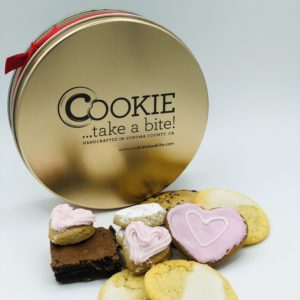 cookies included in COOKIE...take a bite! mother's day cookie tin