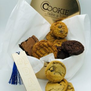 Cookie tin gift package for dad on Father's Day