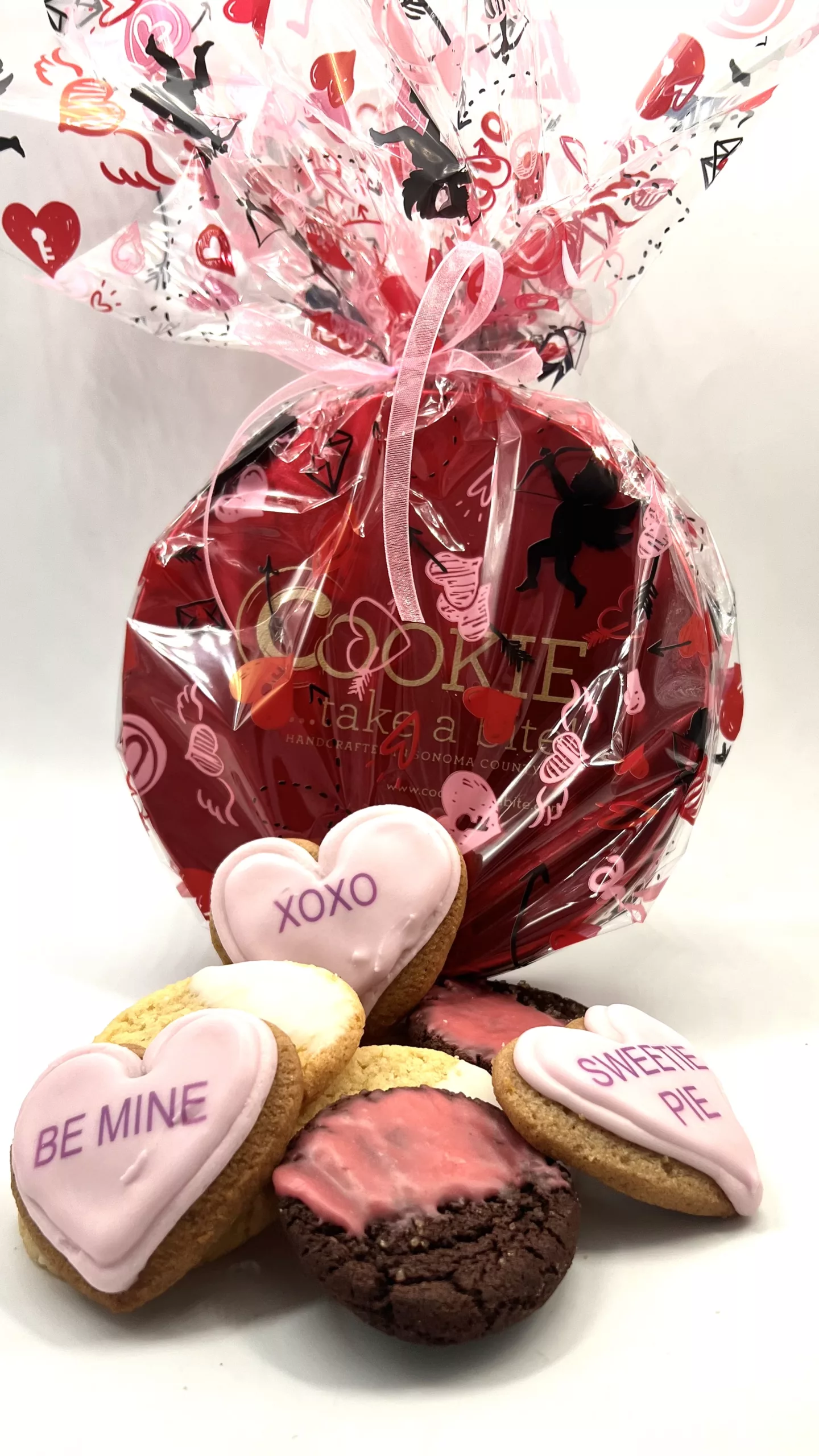 Valentines Basket, Valentine's Day Cookies