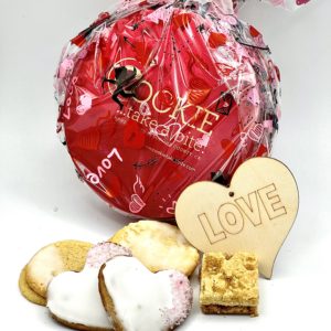 cookies included in COOKIE...take a bite! valentine's cookie tin