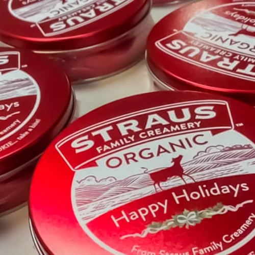 corporate cookie gift from Straus creamery