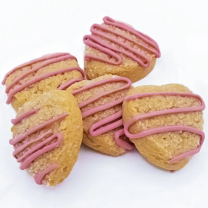 heart shaped ginger snap cookies
