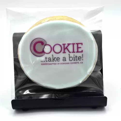custom printed cookie from Cookie...take a bite!