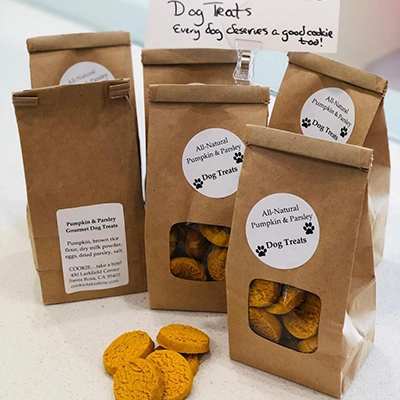 All Natural Dog Treats made in Santa Rosa, Ca at COOKIE... take a bite!