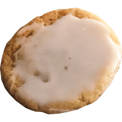 Tequila lime twist cookie with transparent background