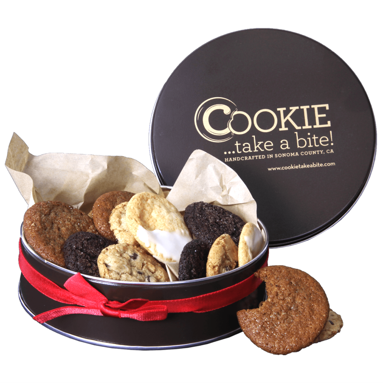 cookies included in COOKIE...take a bite! valentine's cookie tin