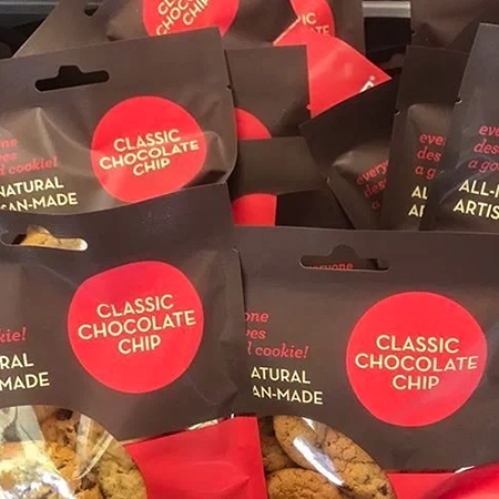 freshly baked Prepackaged cookies available at multiple locations throughout Sonoma County